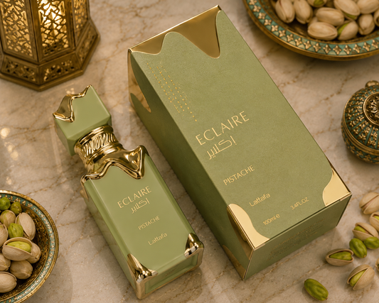 Perfume Árabe Compartilhável Lattafa Eclaire Pistache