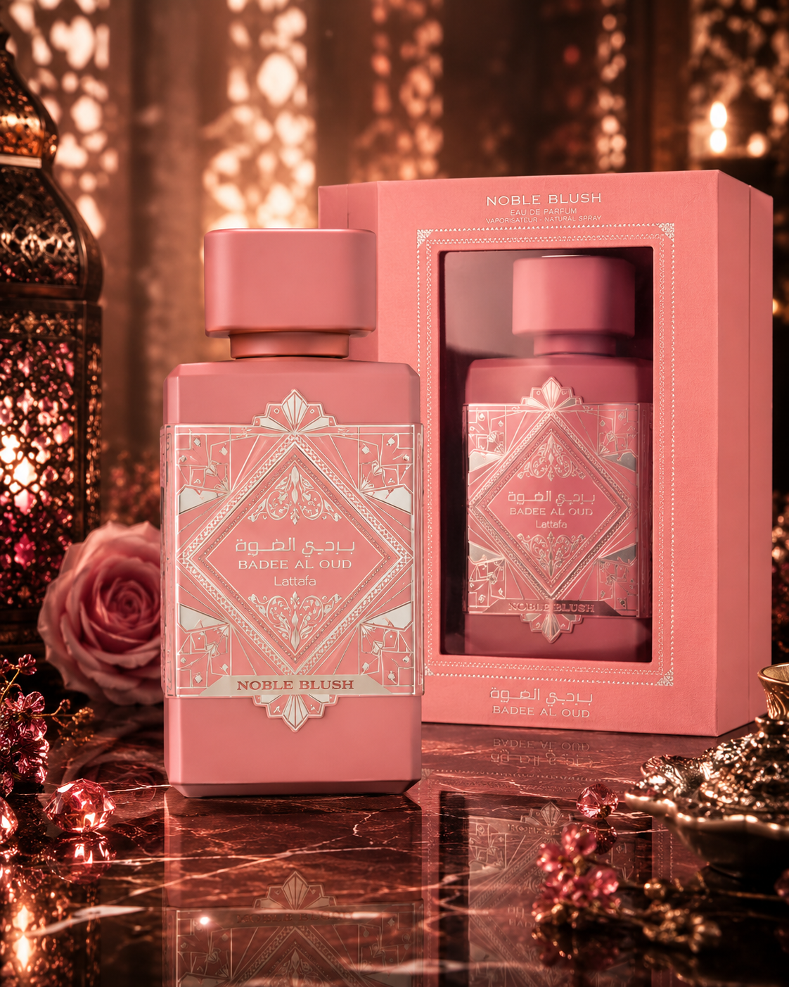 Perfume Arabe Badee Al Oud Noble Blush By Lattafa