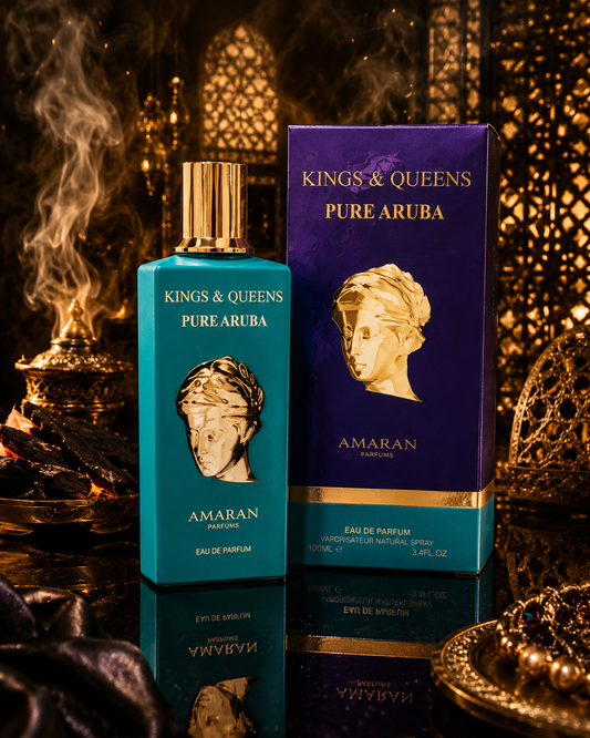 Perfume Árabe Amaran Kings & Queens Pure Aruba Edp