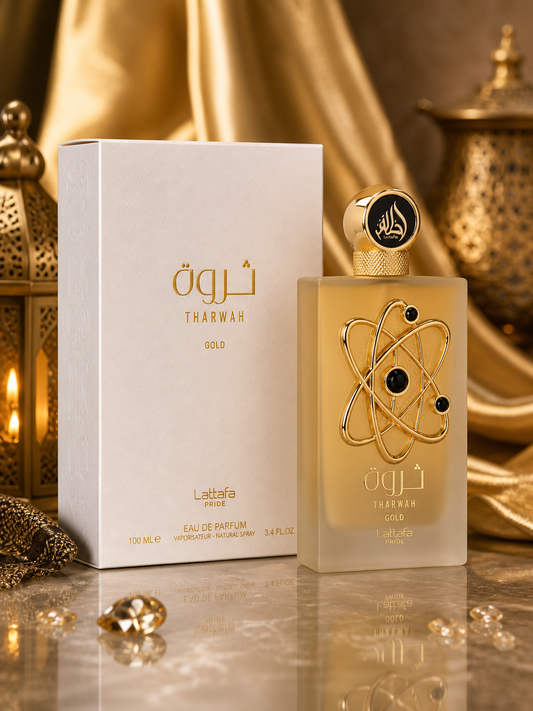 Perfume Feminino Árabe Tharwah Gold - Lattafa Pride