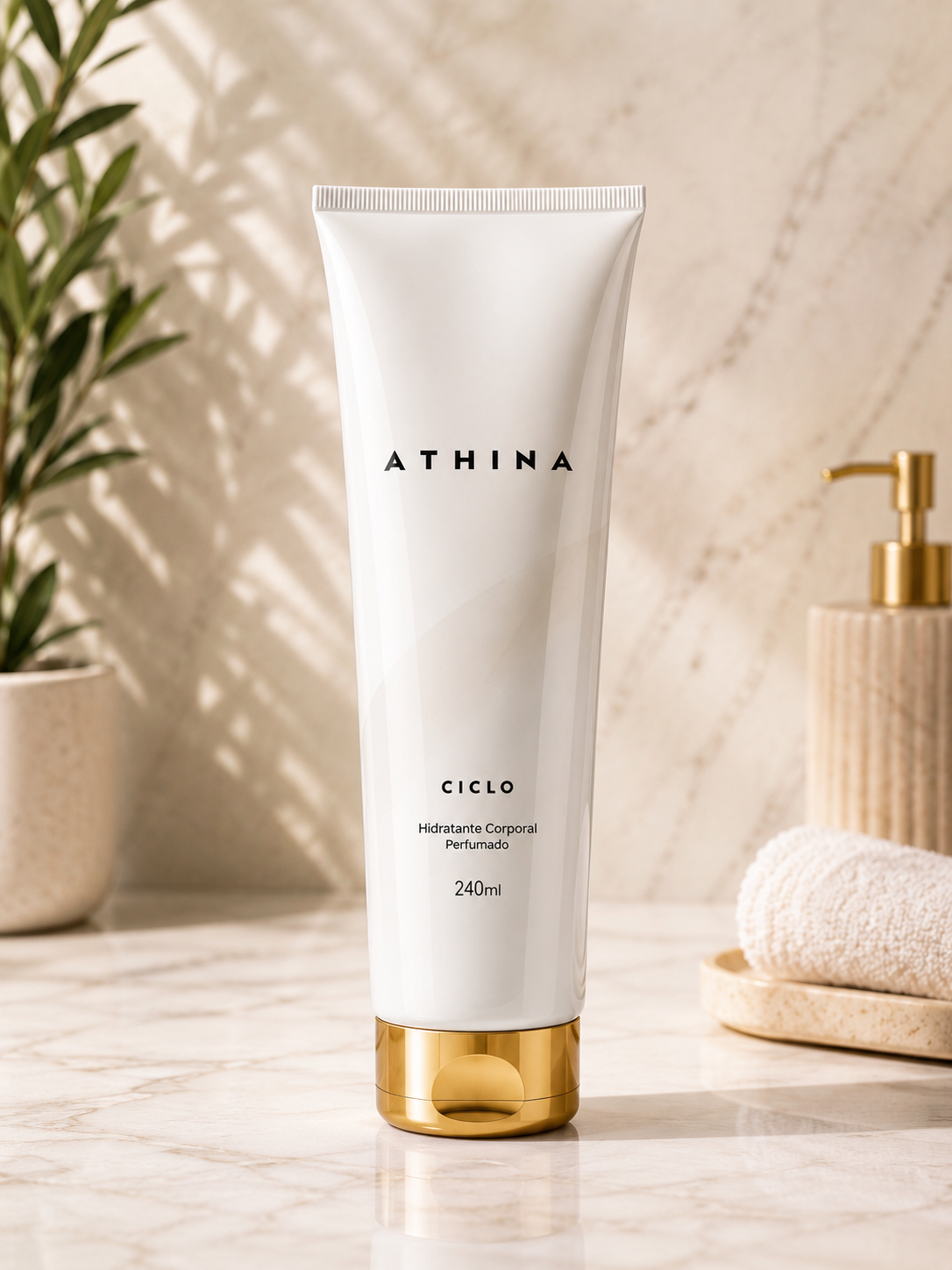 Athina Hidratante Creme Corporal Ciclo Cosmeticos 240ml