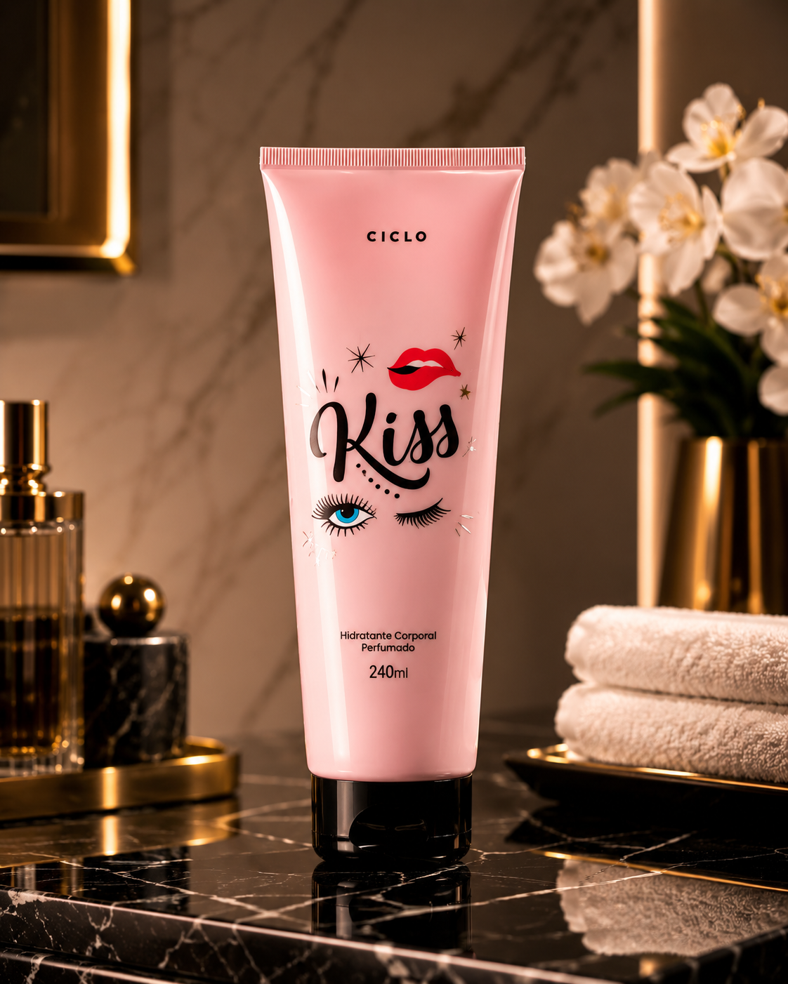 Creme Kiss Hidratante Perfumado Ciclo 240ml