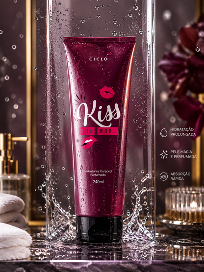 Loção Hidratante Perfumado Kiss You More Ciclo 240ml
