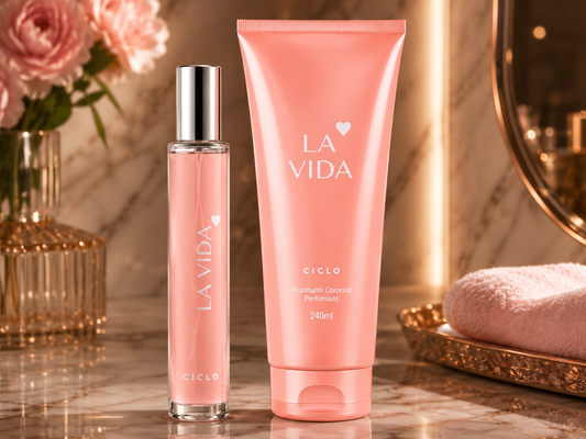 Kit La Vida Ciclo Hidratante 240ml + Deo Colonia 30ml