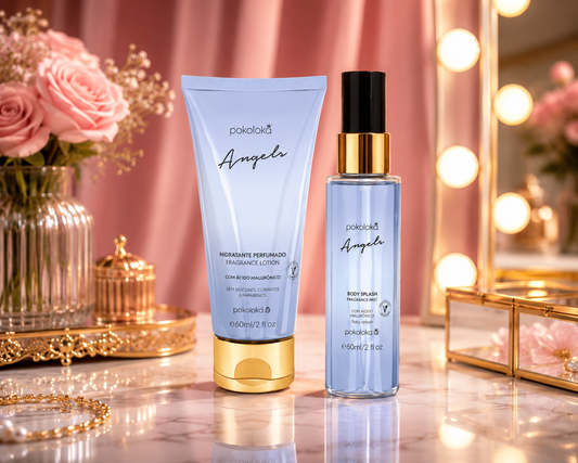 Kit Pokoloka Mini Angels Loção 60ml + Body Splash 60ml