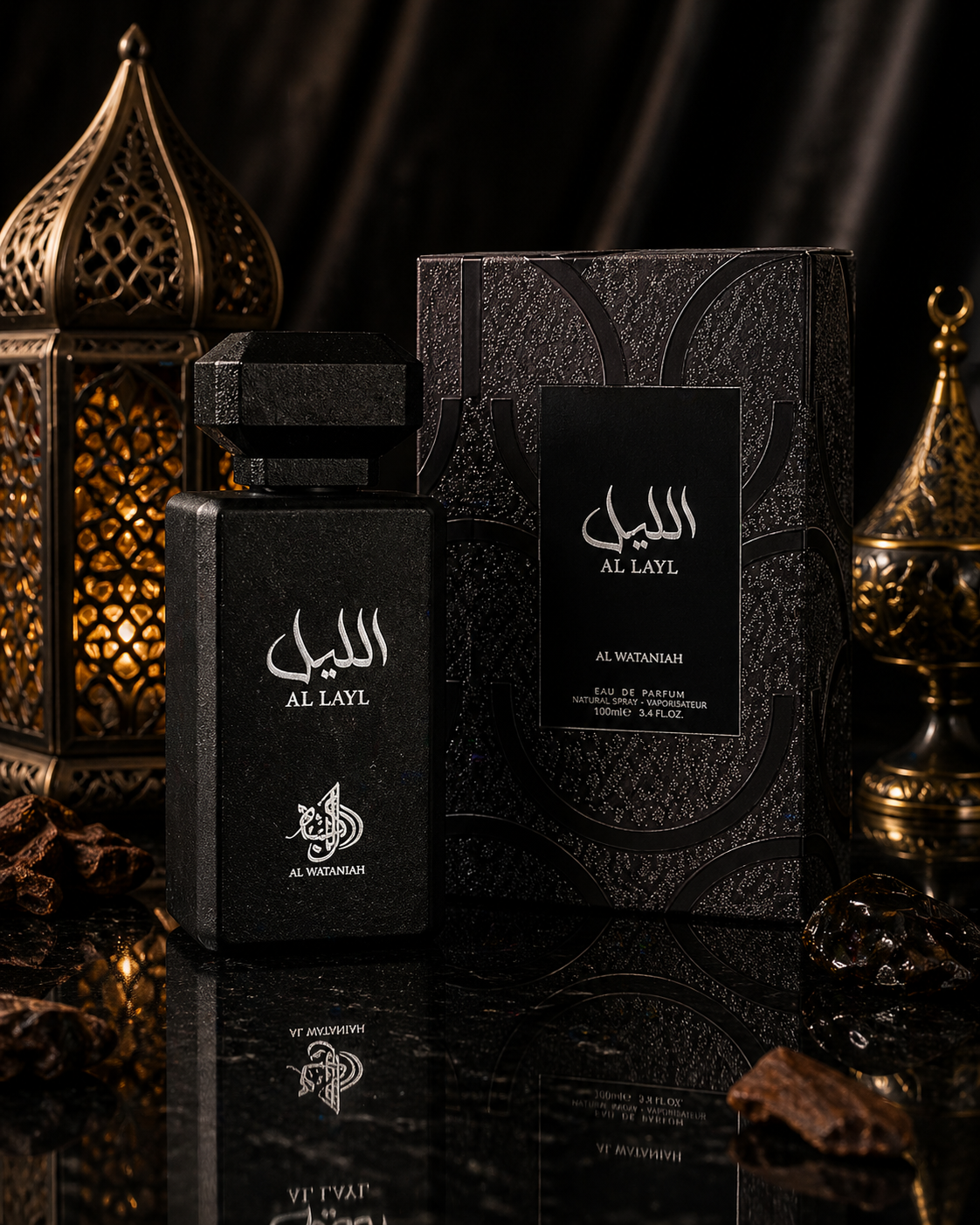 Perfume Masculino Árabe Al Wataniah Al Layl