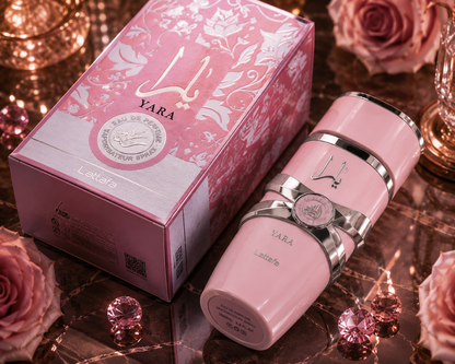 Perfume Árabe Feminino Yara rosa Lattafa